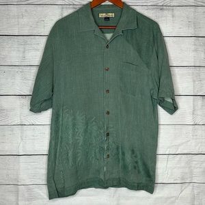 Tommy Bahama Sage Green Button Up Shirt